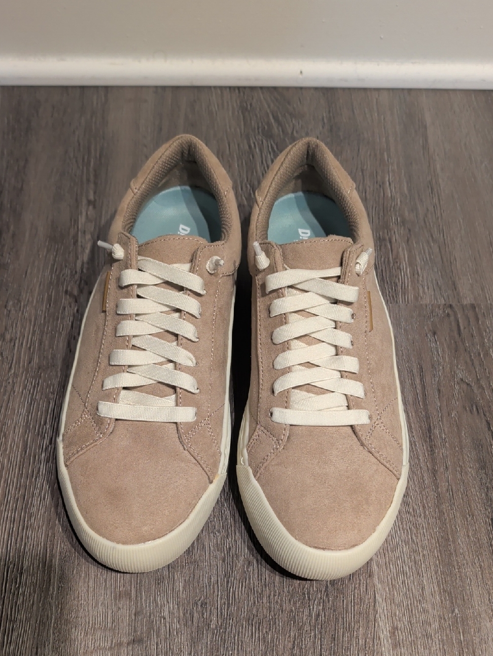 Dr. Scholl's Time Off Taupe Suede Sneakers